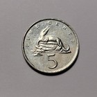 1990 Jamacia 5 Cents Coin Free Shipping  1036