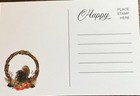 Thanksgiving Greetings Turkey Retro Vintage Inspired Postcard Pc205 Ephemera