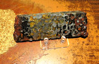 Large 230 Gm Sericho Pallasite Meteorite Slice From Kenya Stand Olivine Jal