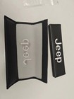 2pcs For Jeep Carbon Fiber Car Seat Belt Cover Set