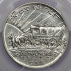 1938-s 50c Oregon Trail Commemorative Half Dollar - Pcgs Ms 65