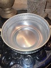 Vintage Hammered Aluminum Serving Bowl