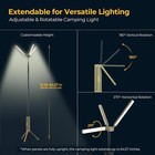 Bougerv Rechargeable Telescopic Camping Light Rotatable Lantern Lamp 15600mah