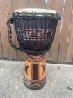 Sale - 20   Deep Carved Djembe Bongo Drum Triple Goddess M9   Free Cover