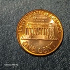 1964 Penny No Mint Mark  Struck Off Center   l  On Rim