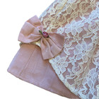 Vtg Dimples Baby Girls Pink Lace Puffball Pageant Party Dress 2t Princess Bows