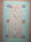 Deadstock 50s Drop Loop Pants Rayon Blend Trousers Fleck Rockabilly Nwt 30