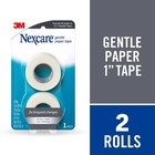 Nexcare Gentle Paper Medical Tape  1 Inch X 10 Yards 1 X 10 Yards  White