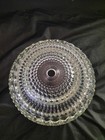 Vintage Art Deco Bubble hobnail Patterned Glass Ceiling Light Fixture Shade Mcm 