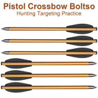 12pcs Pistol Crossbow Bolts 6 5  Aluminium Arrows Broadhead Hunting Mini Archery
