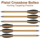 Pistol Mini Crossbow Bolts 6 5  Aluminium Shaft Arrows Broadhead Hunting Archery