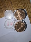 2 Tubes  40  999  Fine Avdp Copper Oz Bullion Rounds Buffalo indian Head Design 