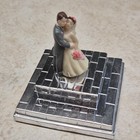 Bride   Groom Wedding Cake Topper Wind Up Luliby Music