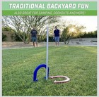 Gosports Steel Horseshoes Regulation Game Set - Includes 4 Horseshoes  2 Stakes