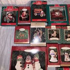 Lot Of 20  1990s  Vintage Hallmark Keepsake Ornaments  Santa Reindeer Orig Boxes
