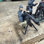 Vintage 54mm Wwii German Machine Gunners Bazooka Mortar Teams Soldiers X8