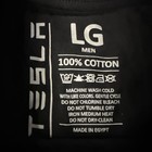 Tesla Black Long Sleeve T-shirt Mens Size Large Reflective Logo Work