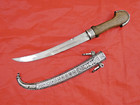 Magnificent Antique Silver Dagger Morocco Arab Islamic Sword Rare Precious H0rn