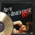 Amy Winehouse Framed Black Wood Reproduction Signature Gold Lp Display 2