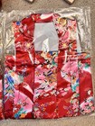 Japanese Traditional Vest For Kids 1-4 Years Sleeveless Kimono Hifu 2 Set