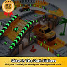 264pc Glow Construction Track Set W  5 Cars Flexible Diy Toy Gift Kids Age 3   9