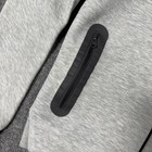 Nike Jacket Youth M Gray Full Zip Hooded Fleece Swoosh Logo Fd3285-063