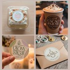 100 Custom Business Stickers     Personalized Logo Labels  Waterproof Vinyl