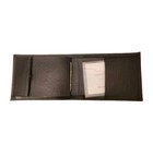 Vintage New In Box Swank Men s Leather Wallet  Passcase Billfold  Brown Nos