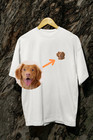 Custom Pet T-shirt     Cartoon Personalized Pet Portrait Graphic Tee For Pet Lover