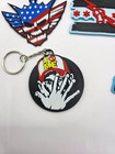 Wwe Wrestling Keychain Bundle Rhodes  Orton  Punk  Uso  Cena  3  Keychains