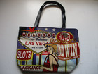 Lucky Gambling Tote Bag Las Vegas Fabulous Purse Y2k Vintage Beaded Mgm Mirage