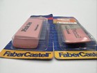 Lot Of 2 New Sealed Faber Castell Ink Pencil Erasers Pink Pet Eraser Nos Vintage
