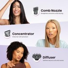 Professional Ionic Hair Dryer Blow Dryer With Diffuser And Concentrator For Curl