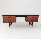 Mid-century Modern Teak Desk   Dressing Table Codan
