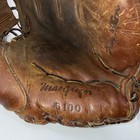 Vintage 1950s Macgregor Leather Baseball Glove Mitt Grady Hatton Model G100