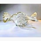 Vintage 12  Mikasa Crystal Swirl Centerpiece Bowl Belle Epoque Pattern