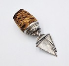 Antique Dutch Cast Solid Silver Sailing Boat Bottle Stopper C1920