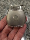 Vintage Evans Spitfire Cigarette Lighter 19023 Silver Diamond Pattern