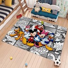 Mickey Mouse Rug  Disney Rug  Cartoon Rug  Kids Room Rug  Gift For Kids 