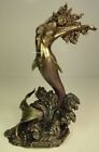 10 5  Orisha Yemaya Ocean Goddess Yoruba African Statue Sculpture Bronze Finish