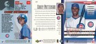 Corey Patterson Lot Of 3 Different Vintage Chicago Cubs Baseball Cards