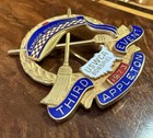 1972 Exmoor Highlanders Uswca Bonspiel Appleton Wi Enamel Award Pin Third Event