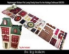 Toy Restore Stickers Fits Loving Family Home For The Holidays Dollhouse X3055