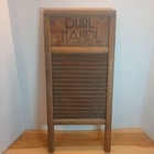 Vintage Dubl Handi Washboard Co Columbus Ohio Wash Board 18  X 8 1 2  Travel Sz 