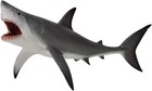 Unique Open Jaw Great White Shark Figurine - Perfect For Tables And Education