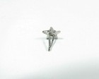  2  Military Single Silver 3 16  Stars For Device Ribbons Medals Usmc army navy