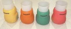Vintage 90s Tgi Fridays Parrot Toucan Bird Barware Straw Holders Lot Of 4