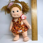 Ty Beanie Kids Princess  plush 9    Curly Hair Ty Branded Clothes Blue Eyes W tags
