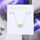 Clearance   Nwot Kendra Scott Grayson Pepper Dichroic Necklace Earrings Set Gold