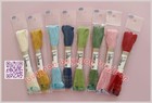 Olympus Embroidery Sashiko Thread 20m Assorted Solid Color 8 Skeins Combo Set